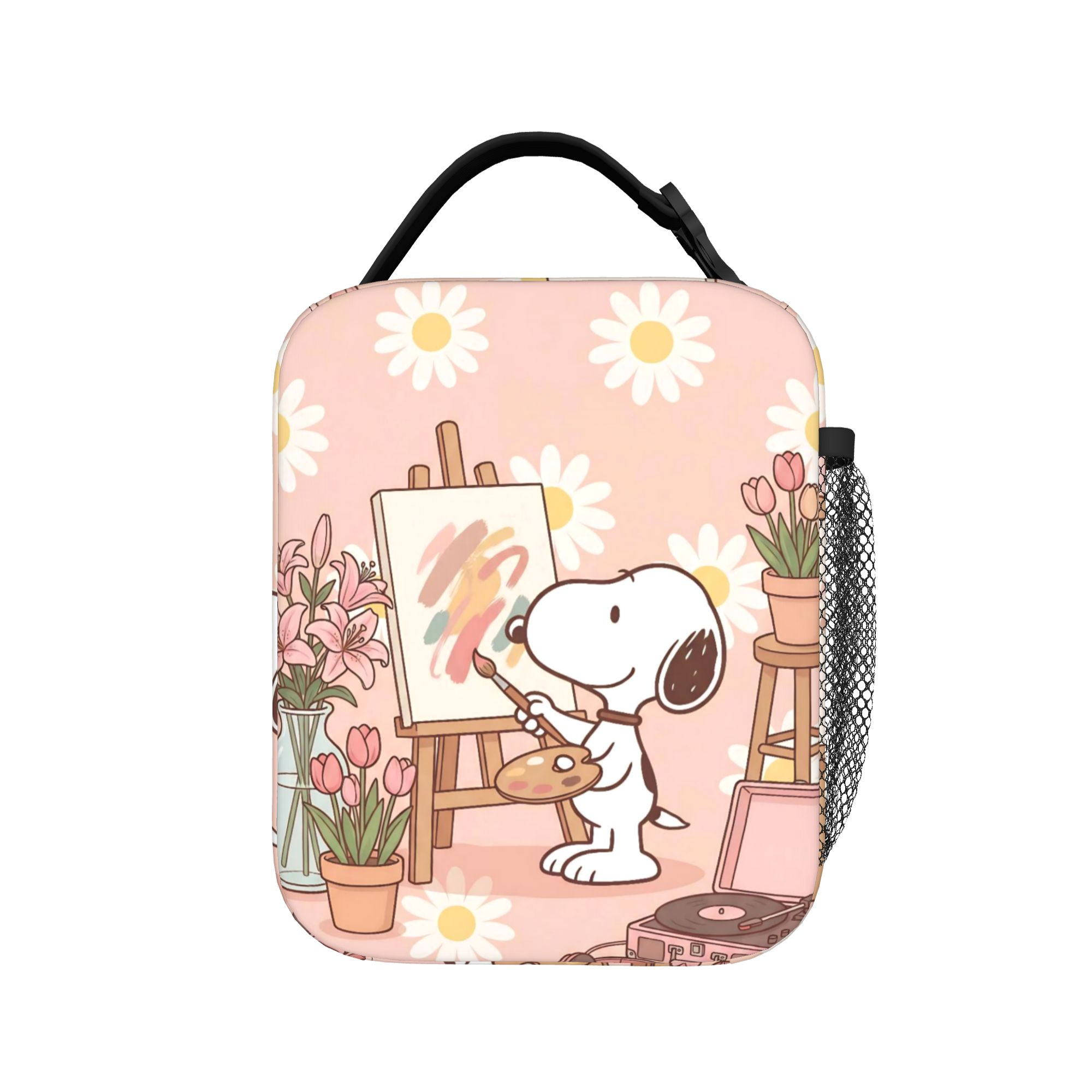 Tote Bag Sublimation - Sac à déjeuner isotherme portable S-Snoopys