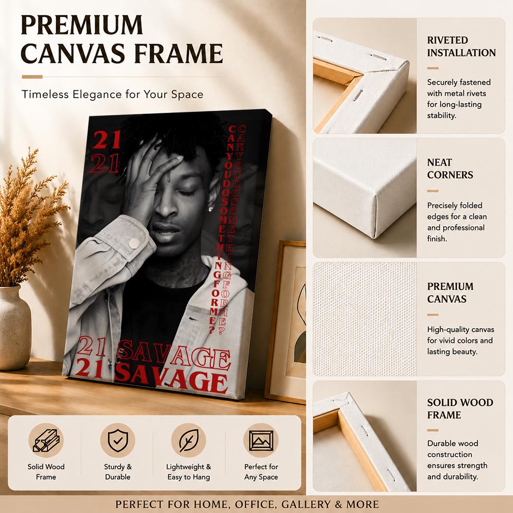 Affiche populaire du chanteur- - Canvas Wrap Ready avis et prix