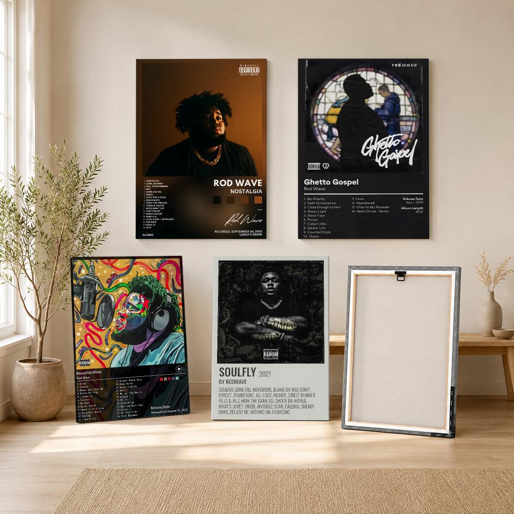 Peinture de rappeur chanteur R - Canvas Wrap Ready avis et prix