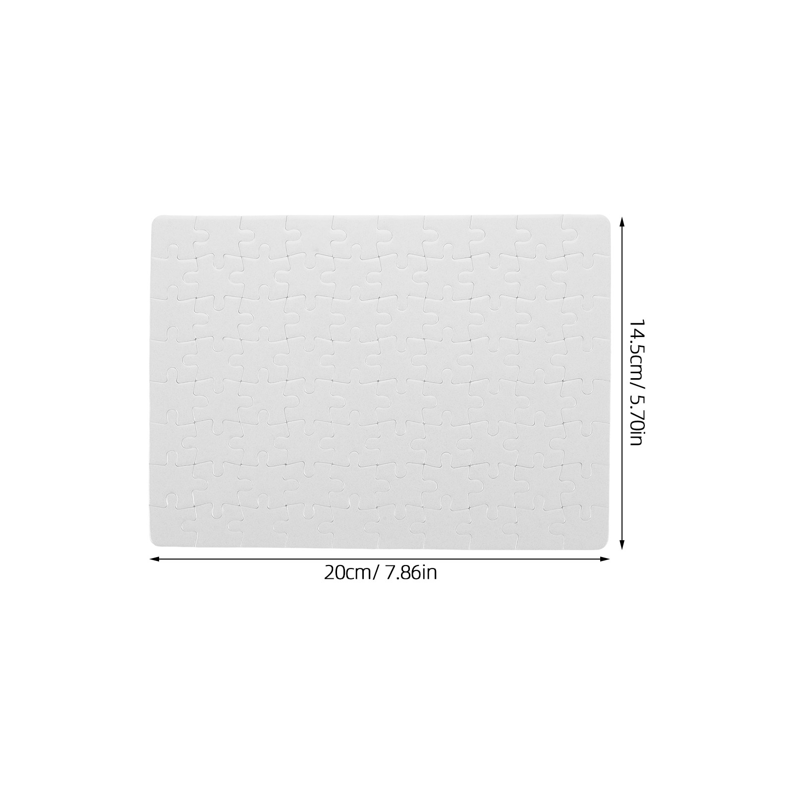 4 planches de puzzles vierges, - Puzzle Blank White avis et prix