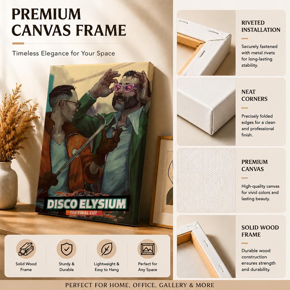 D-Disco Elysium Peinture de Je - Canvas Wrap Ready avis et prix