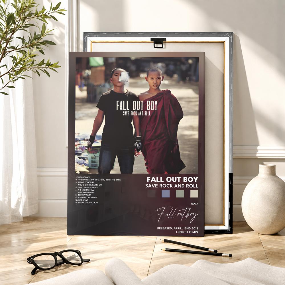 Peinture musicale du groupe de - Canvas Wrap Ready avis et prix